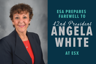 Thank You: ESA Bids Farewell to 42nd President, Angela White