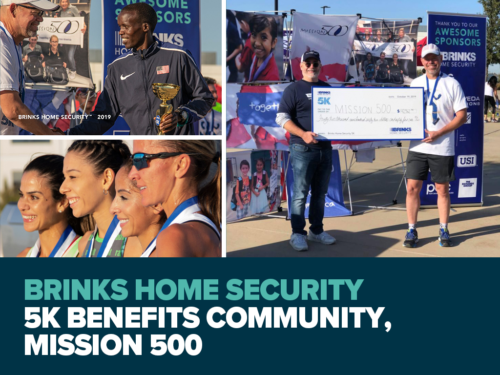 Brinks Home Security 5K Benefits Community, Mission 500