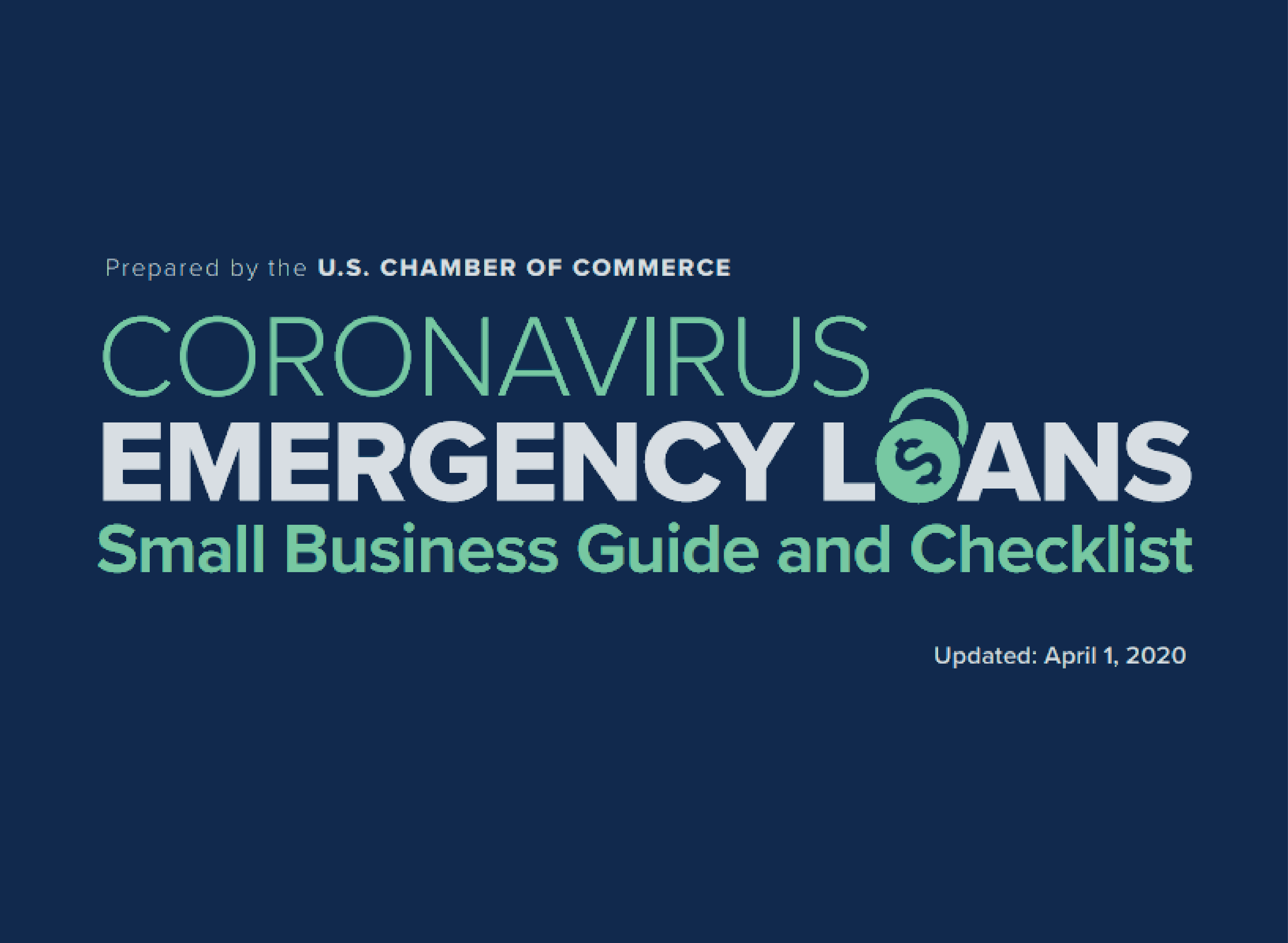 US Chamber of Commerce Provides Guide and Checklist for Small Businesses on Emergency Loans