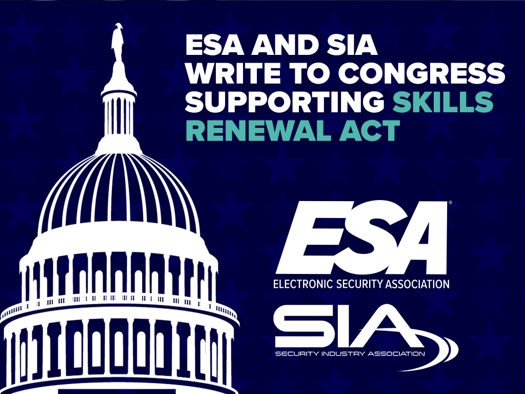 ESA and SIA Write to Congress Supporting Skills Renewal Act