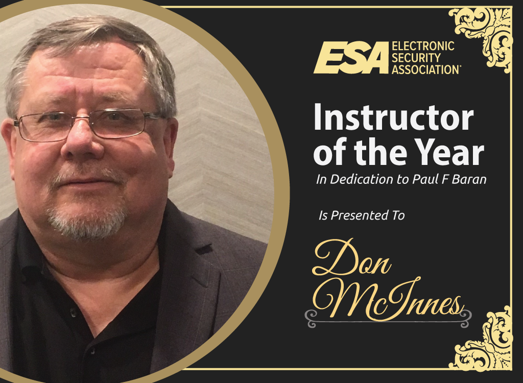 Don McInnis Named 2020 Instructor of the Year