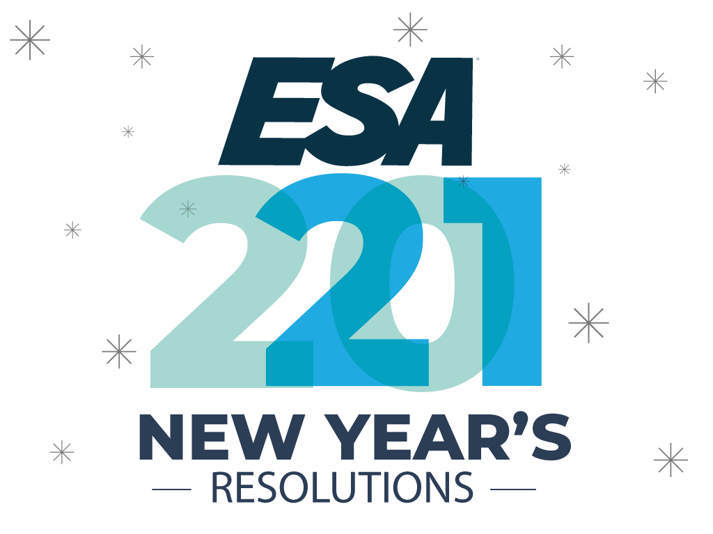 Top 10 New Year’s Resolutions for ESA Members