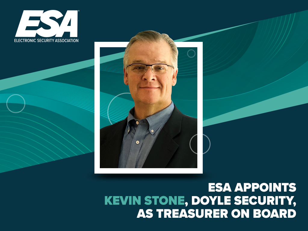 ESA Appoints Kevin Stone, Doyle Security, as Treasurer on Board
