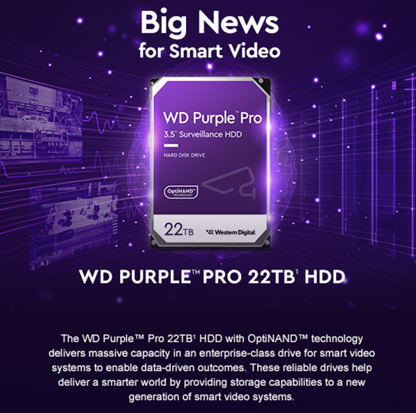 Uncompromising Storage with a WD Purple Surveillance Hard Drive