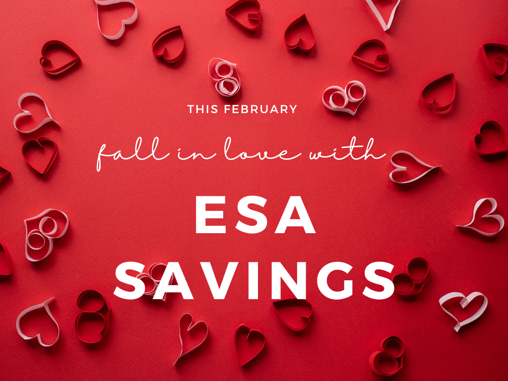 Fall in Love With ESA’s February Savings