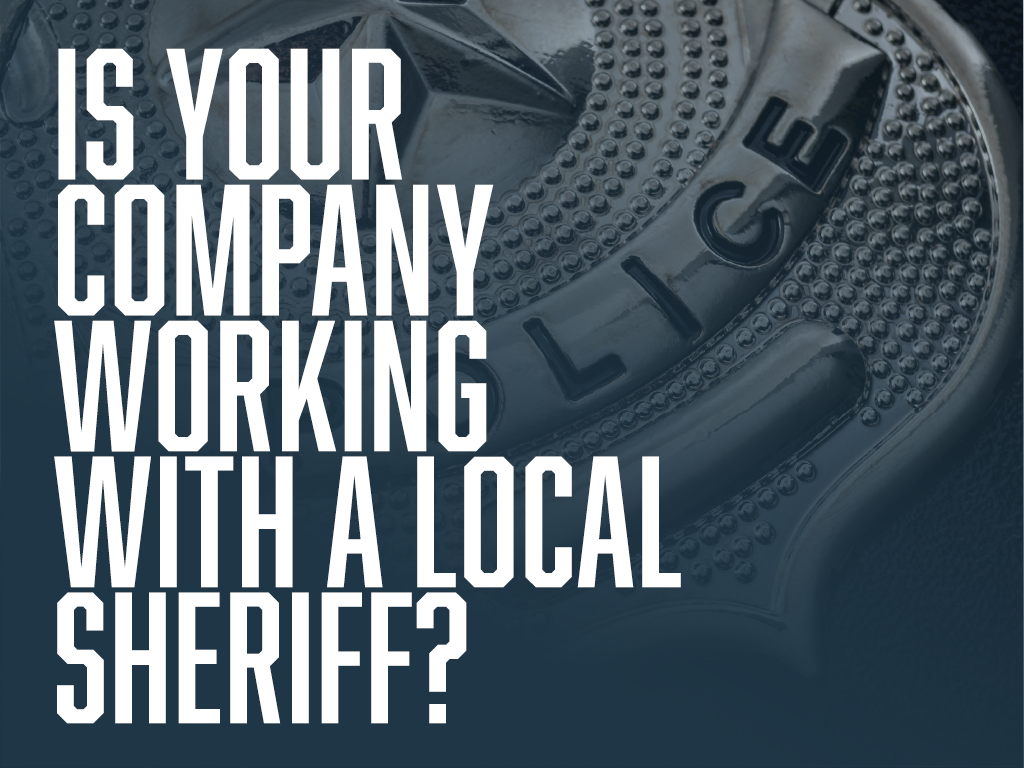Industry Award: Is Your Company Working with a Local Sheriff? Apply Now