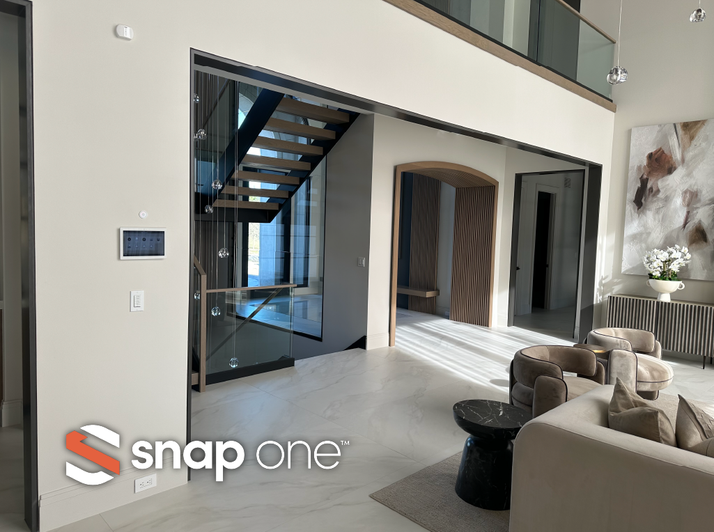 Luxury Home Builder Outfits Every Room of New Model Home with Snap One Smart Living Technologies